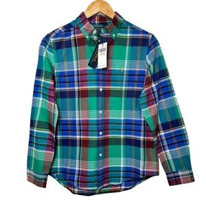 Polo by Ralph Lauren Boy’s Multicolor Plaid Shirt, size 14/16 Large